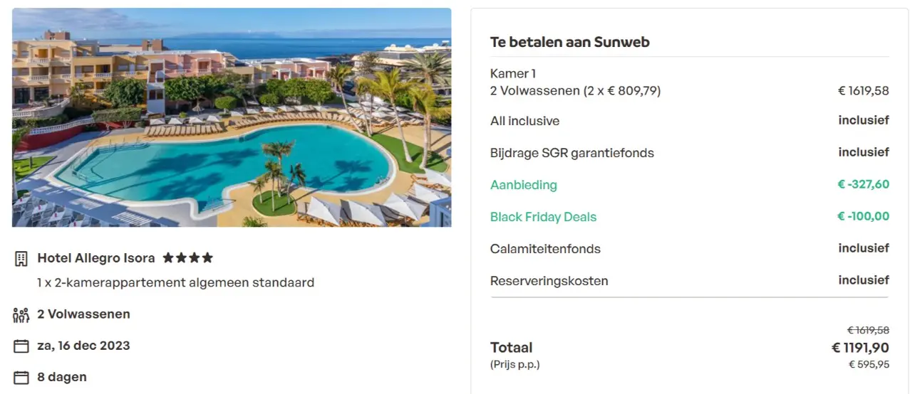 Sunweb Black Friday Deals