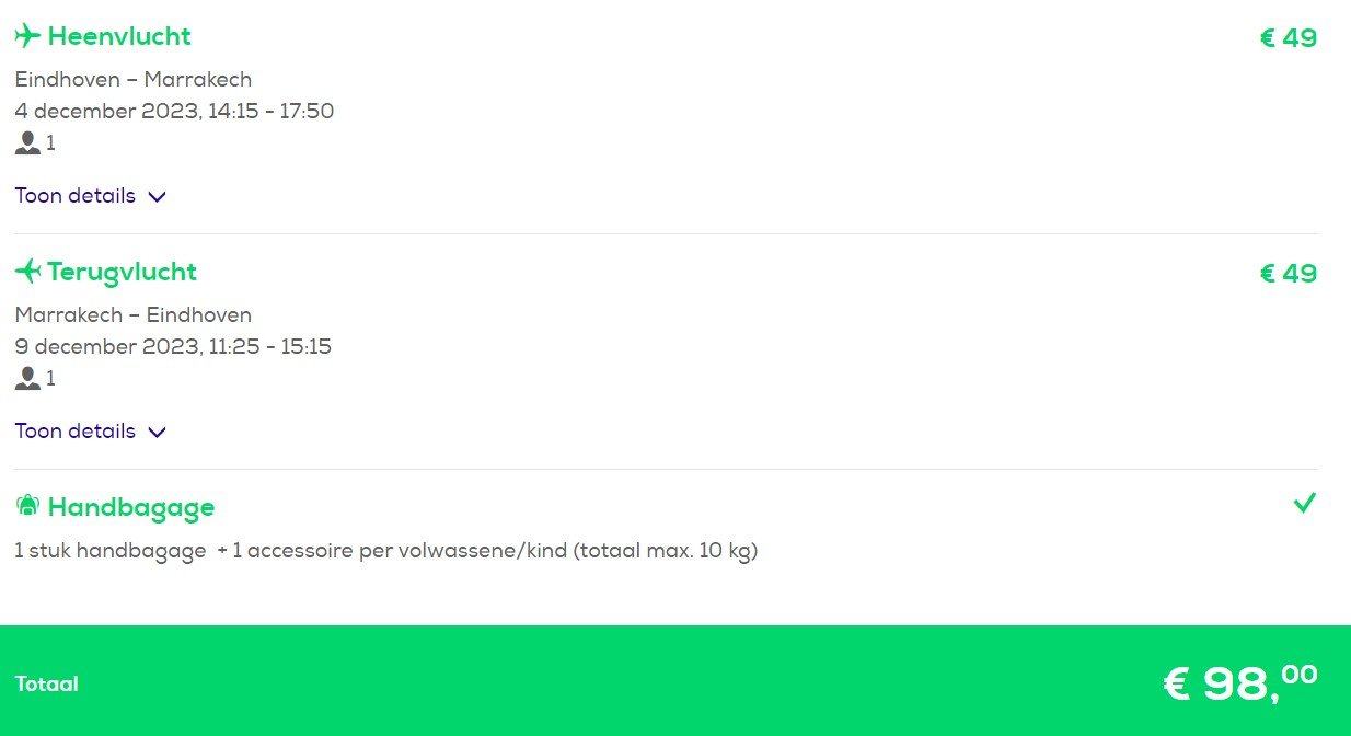 Transavia Wintersale